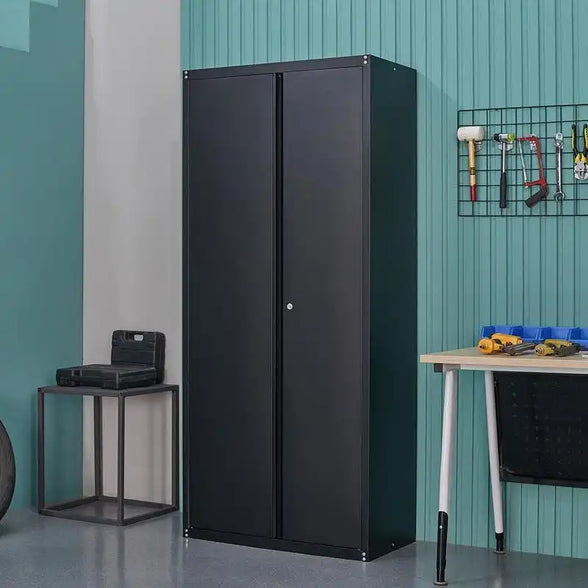 GREATMEET 70.8" Steel Locking Storage Cabinet with Locking Doors and Adjustable Shelves for Garage, Office
