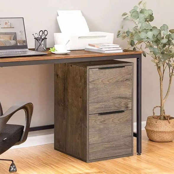 Greatmeet Vertical Wooden Storage Filing Cabinet for Home Office,School
